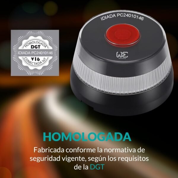 LUZ DE EMERGENCIA V16 Obligatoria conectada a DGT - Image 2
