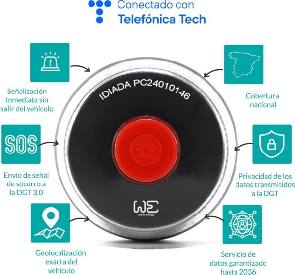 LUZ DE EMERGENCIA V16 Obligatoria conectada a DGT - Image 5